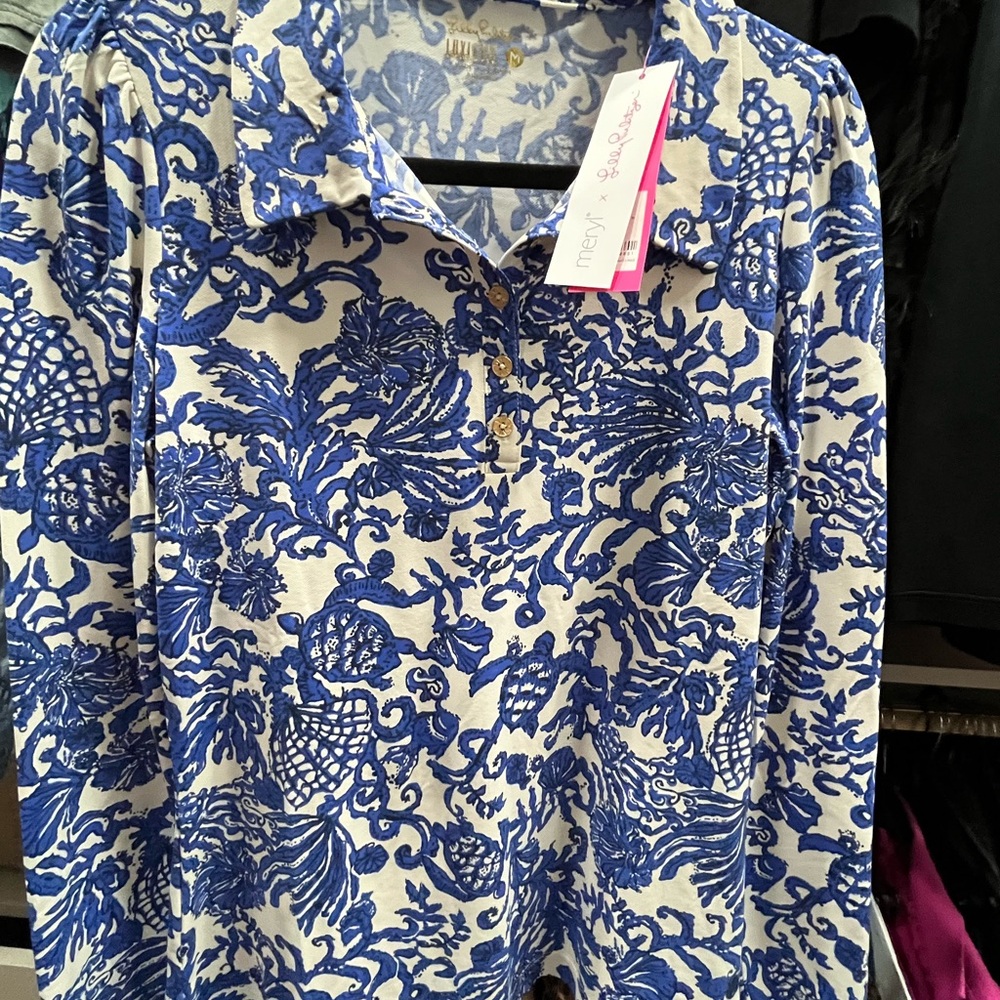 Lily Pulitzer UPF 50+ Luxletic Frida Polo